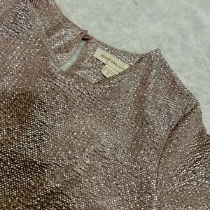 Platinum shimmer shirt new size small monteau brand